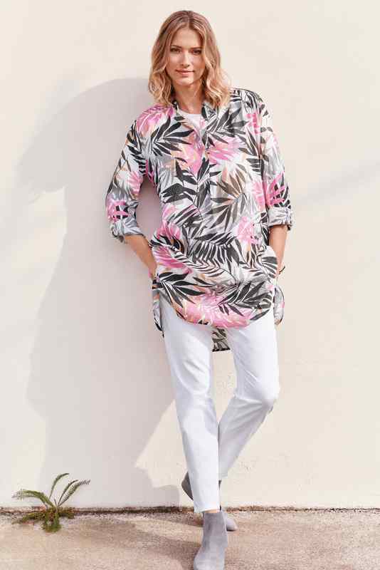 Masai Clothing tops stockist UK The Old School Beauly Dada Top in Flamingo