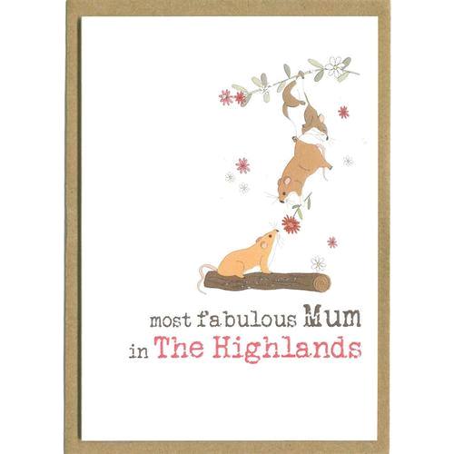 Highlands Greetings Cards stockist The Old School Beauly