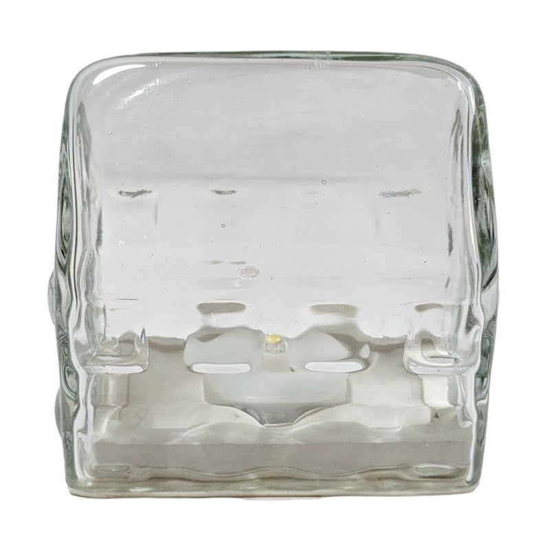 Glass House With LED Small front