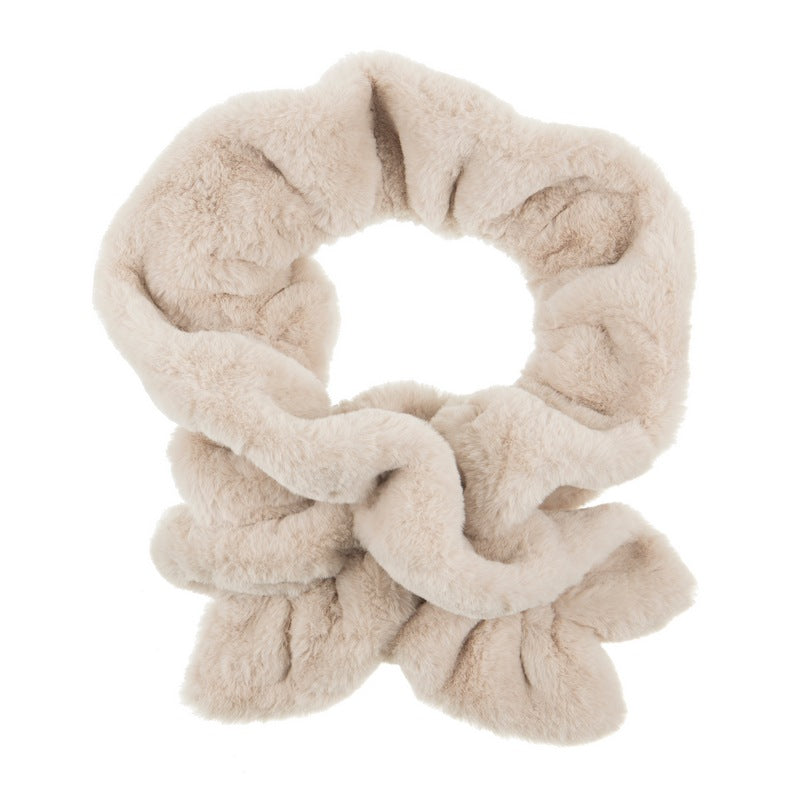 Alex Max Collo Faux Fur Elasticated Neckwarmer Beige CO2602 main