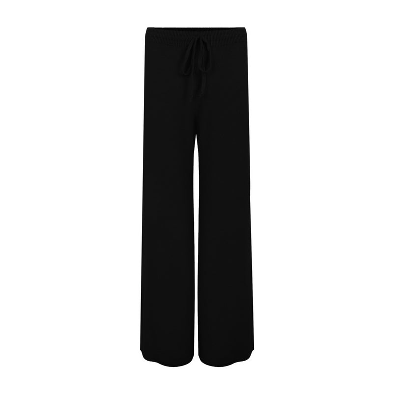 Amazing Woman Clothing Colette Knitted Cullotes Black front