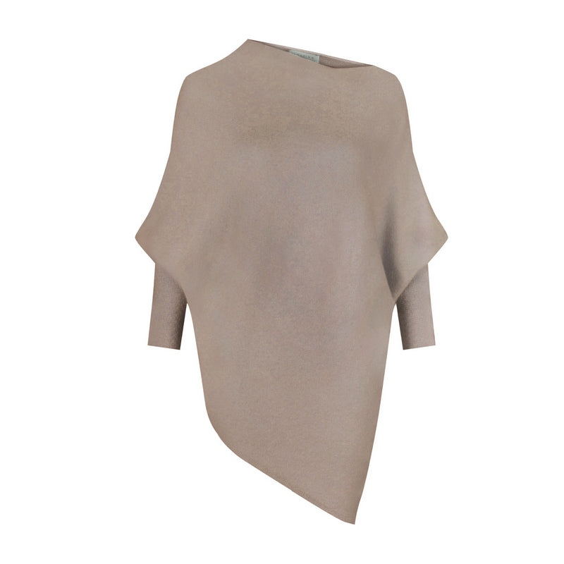 Amazing Woman Clothing Emilie Asymetric Jumper Smoke front