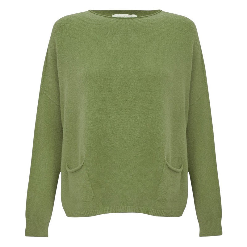 Amazing Woman Clothing Jodie Round Neck Jumper Apple front
