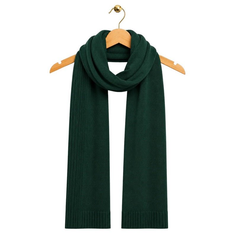 Amazing Woman Clothing Rio Ribbed Edged Scarf Forest