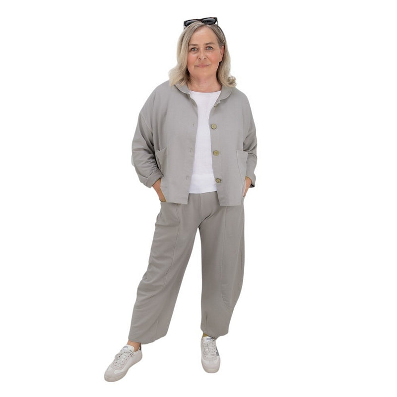 Amazing Woman Gina Jersey Bubble Trousers Fango model