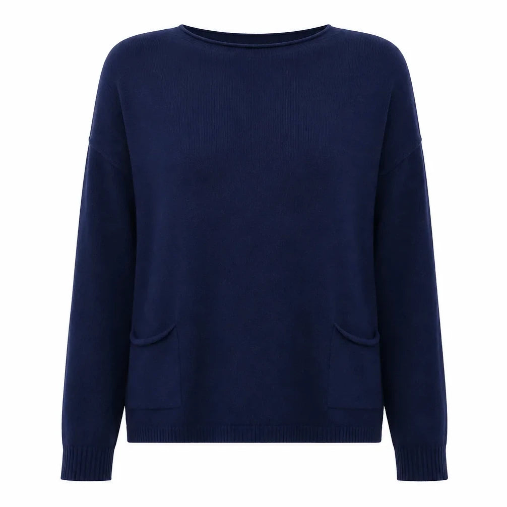 Amazing Woman Jodie Jumper French Navy front