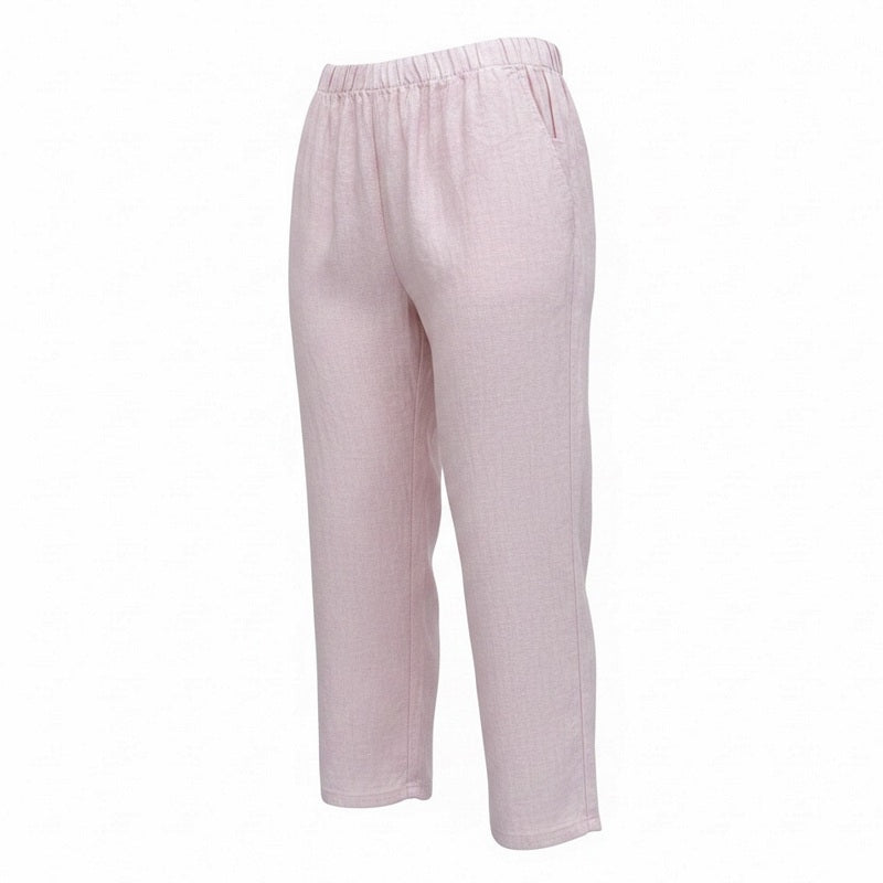 Amazing Woman Orla Linen Trousers Rose Pink rear