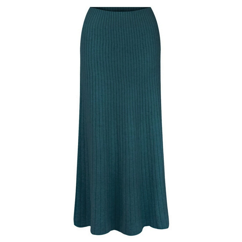 Amazing Woman Sachia Ribbed Long Skirt Laguna front