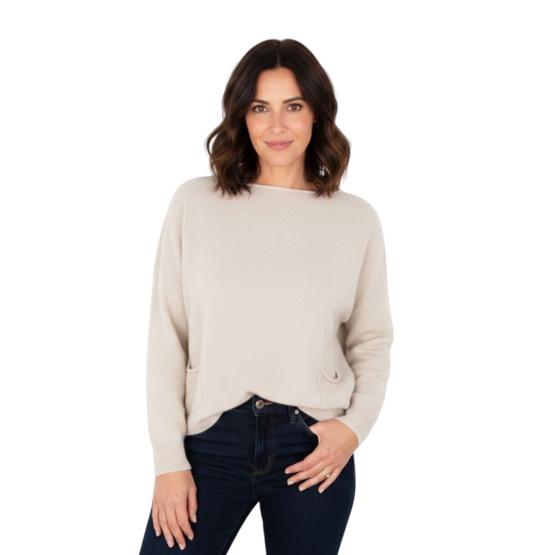 Jodie Jumper in Ivory