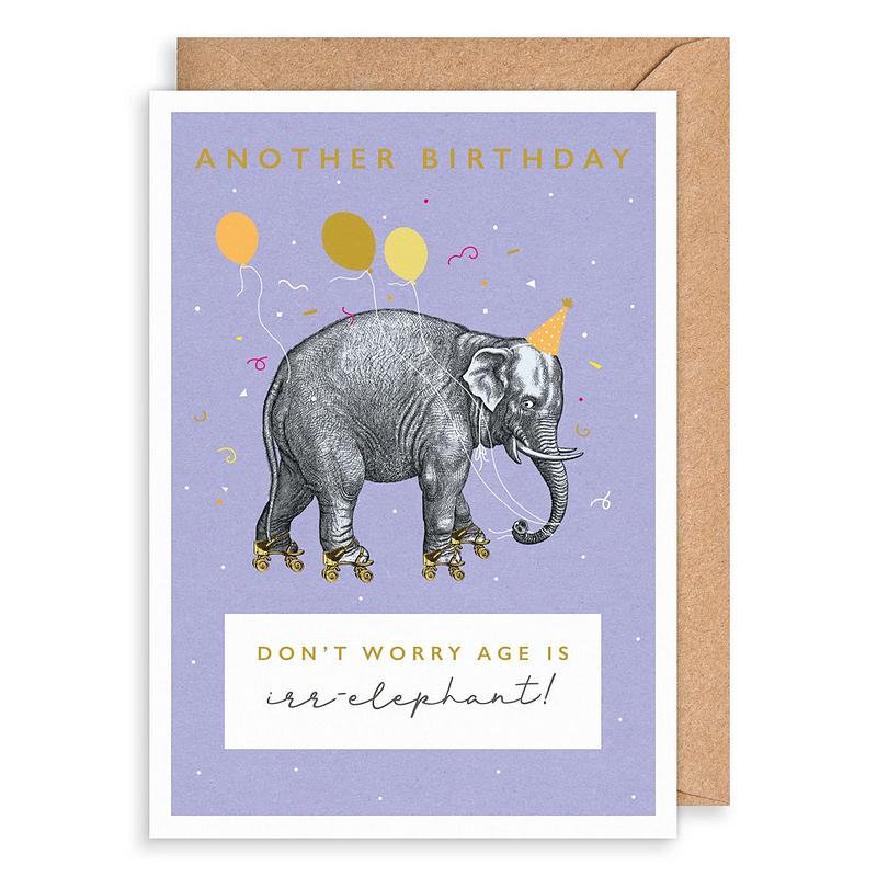 Another Birthday Don't Worry Age Is Irr-Elephant NR09 front