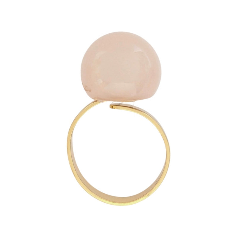 Antura Small Balloon Ring in Blush AAJ93095 flat