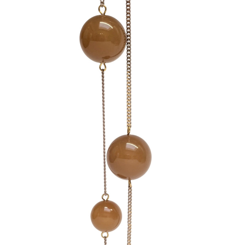 Antura Balloon Drop Necklace Cappuccino ACH10015 detail