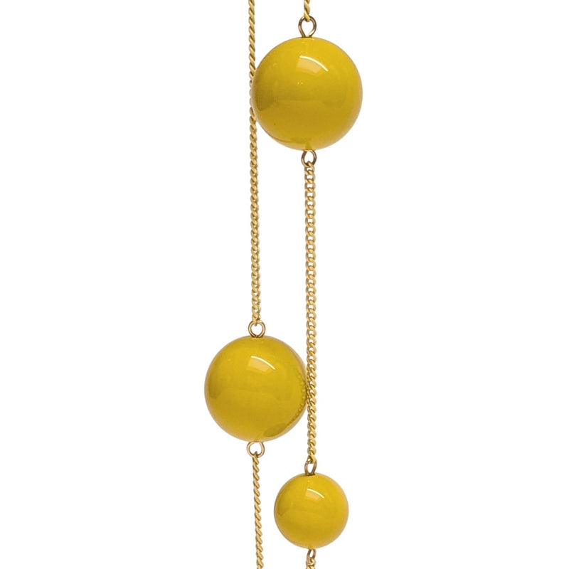 Antura Balloon Drop Necklace Custard ACH10015 detail