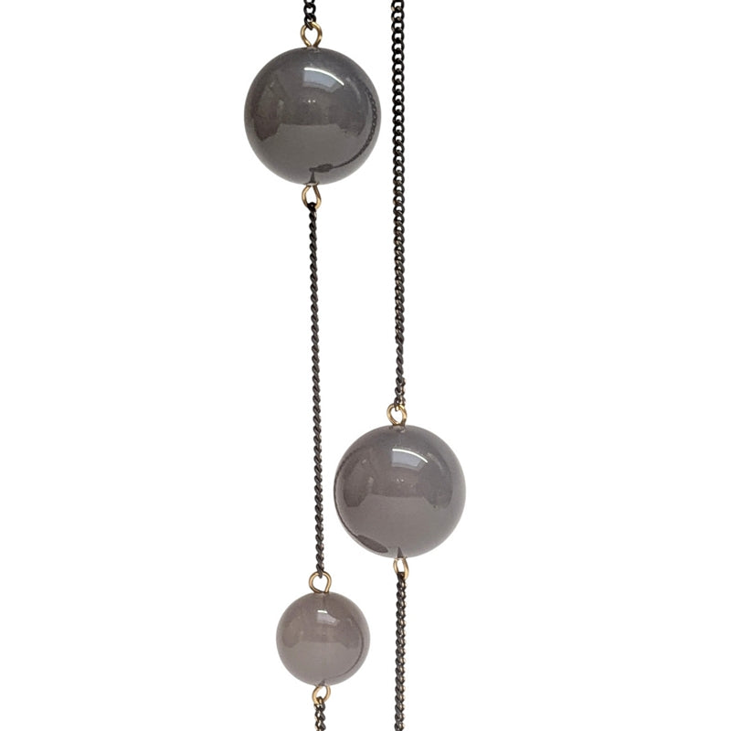 Antura Balloon Drop Necklace Smoke ACH10015 detail