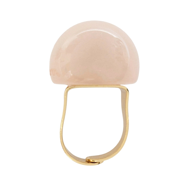 Antura Large Balloon Ring in Blush AAJ93013 flat