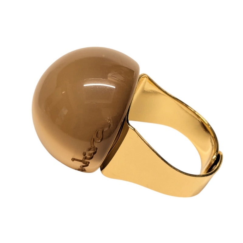 Antura Large Balloon Ring in Cappuccino AAJ93013 angle