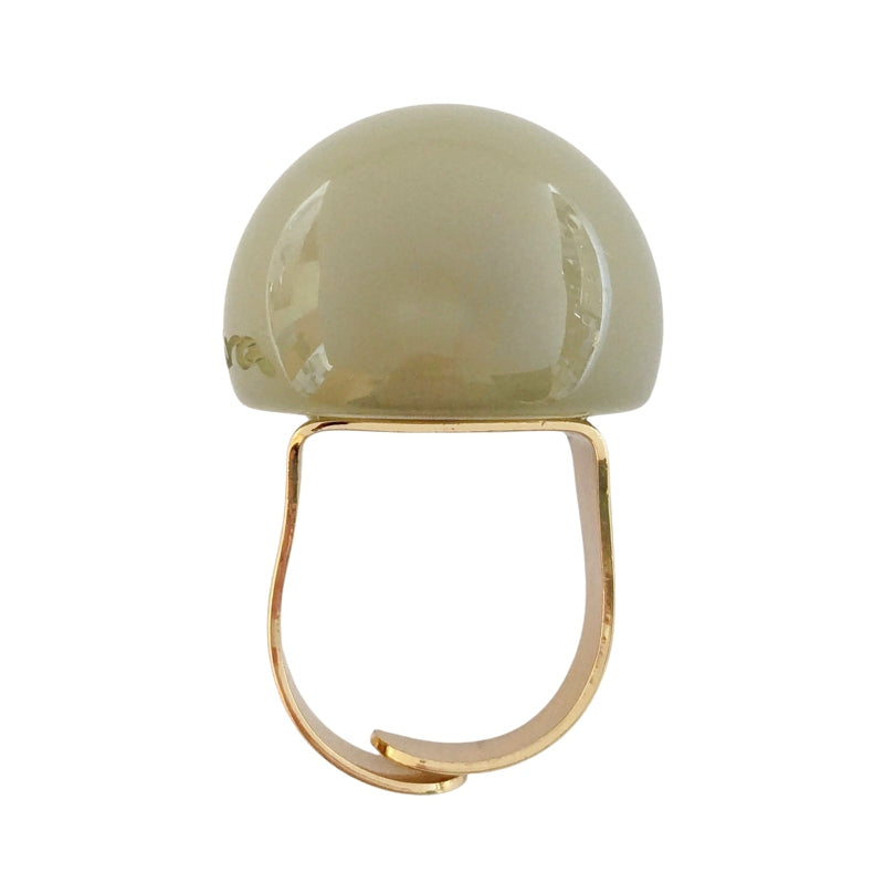 Antura Large Balloon Ring in Moss AAJ93013 flat