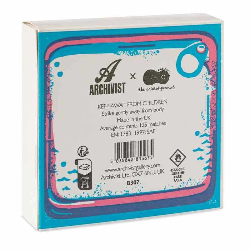 Archivist Gallery Better Together Sardines Luxury Matches B307 back angle