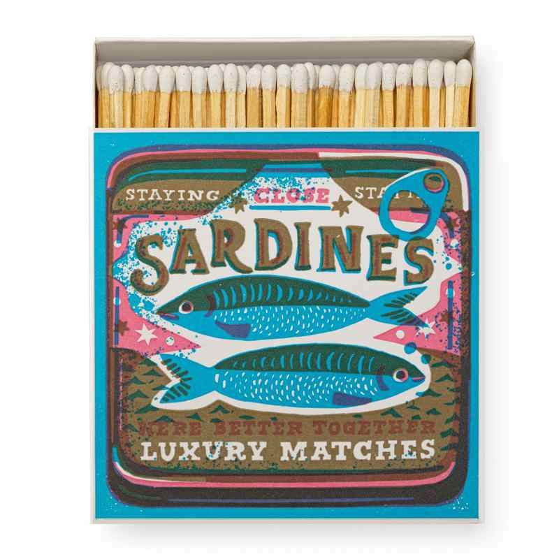 Archivist Gallery Better Together Sardines Luxury Matches B307 front open