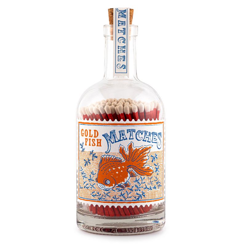Archivist Gallery Bottle of Matches Goldfish GB107 bottle