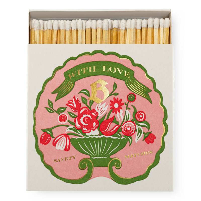 Archivist Gallery With Love Flower Blumenhaus Matches B305 box open