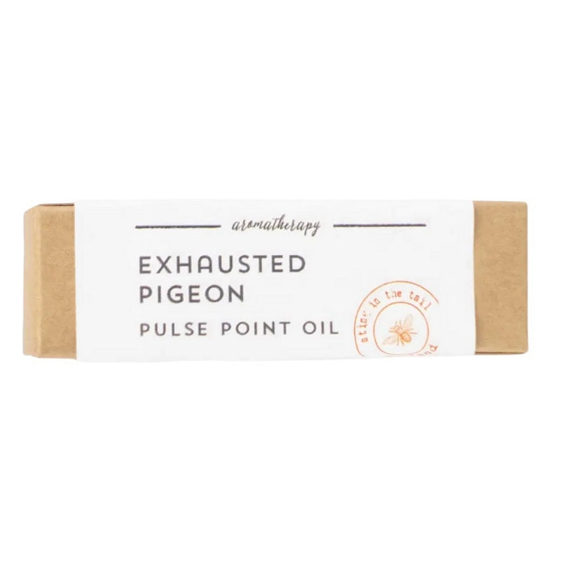 Aromatherapy Pulse Point Oil - Exhausted Pigeon in box
