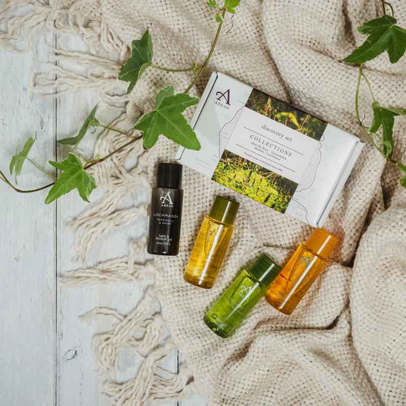 Arran Aromatics Unisex Shower Gel Discovery Gift Set lifestyle