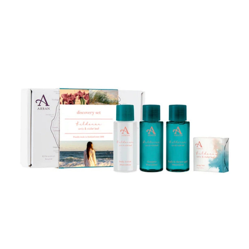 Arran Aromatics Kildonan Orris & Violet Leaf Discovery Sample Set front