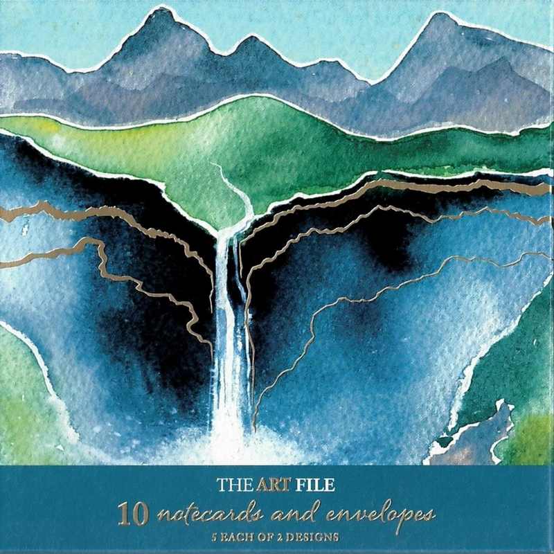 Art File 10 Notecards Natural Phenomenon Landscapes WAE03 front