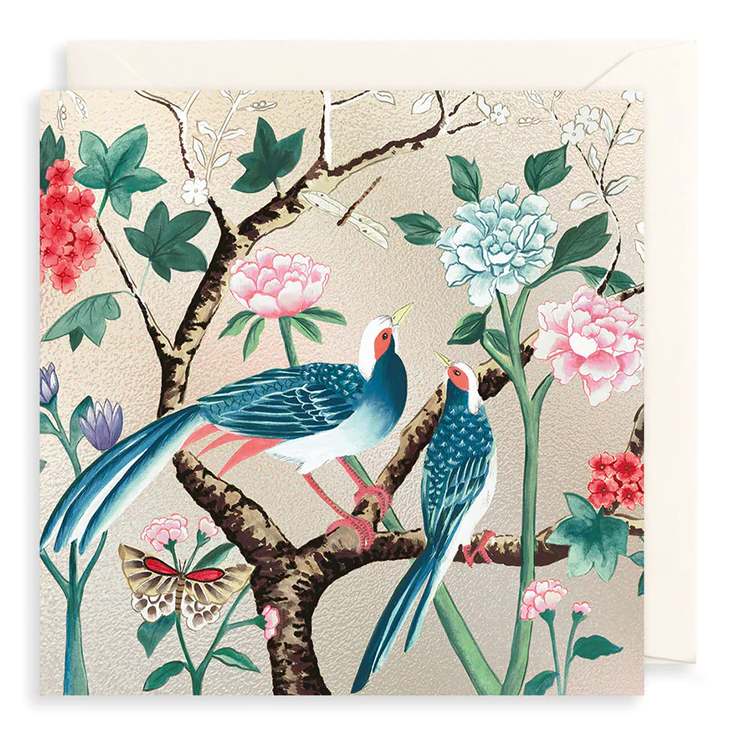 Art File Chinoiserie Birds Card EH03 front
