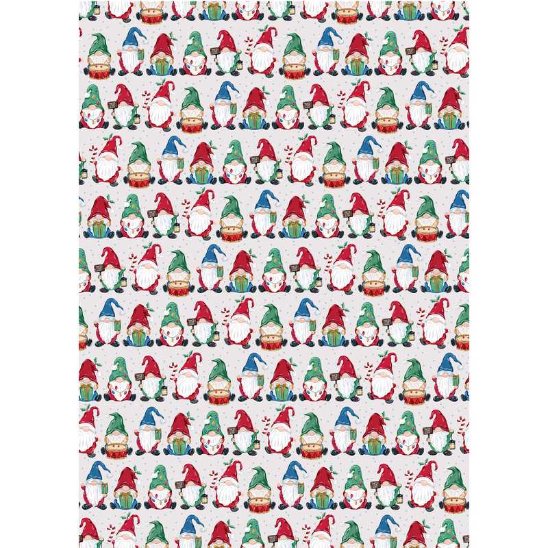 Art File Christmas Gift Wrap 3m Roll Going Gnome RWX53 main