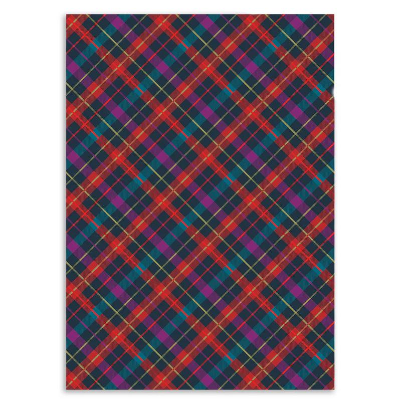 Art File Highland Tartan Gift Wrap GWX74 front