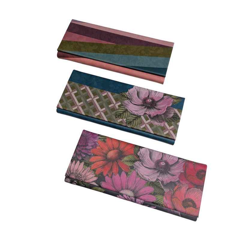 ArteBene Fold-flat Floral Glasses Case 210602 3 designs