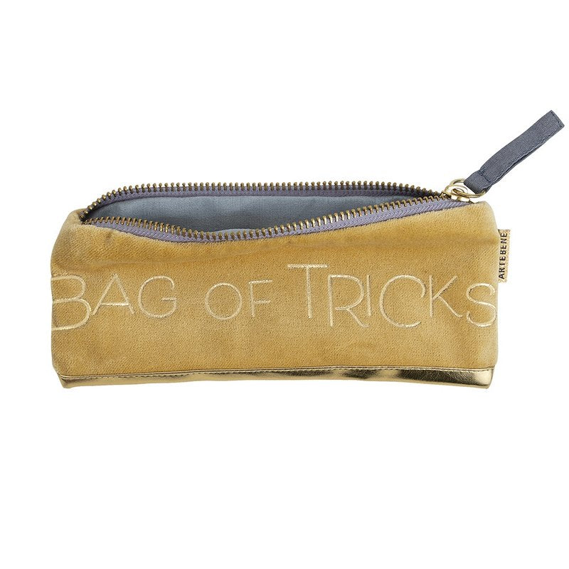 Artebene Velvet Pouch Yellow Bag Of Tricks 241038 open
