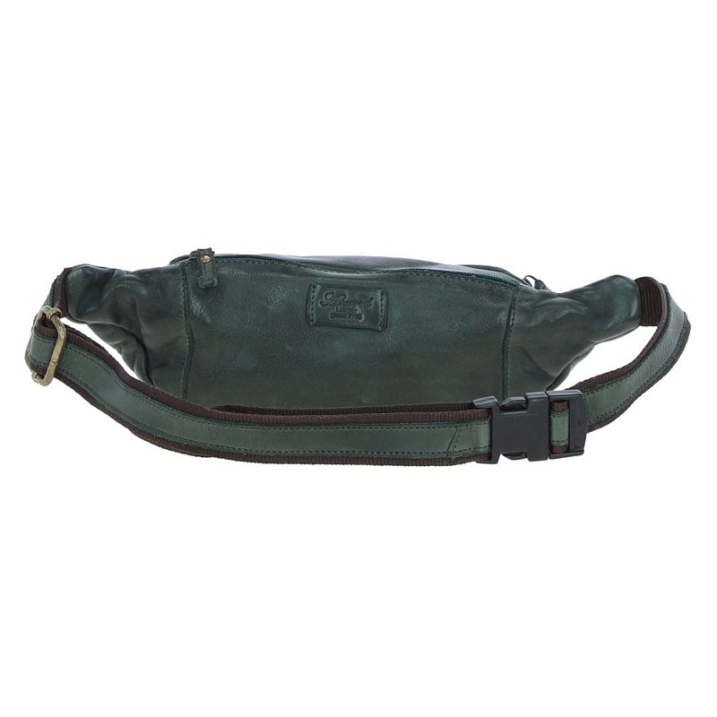 Ashwood Leather Bum Bag Green D-102-GREEN rear