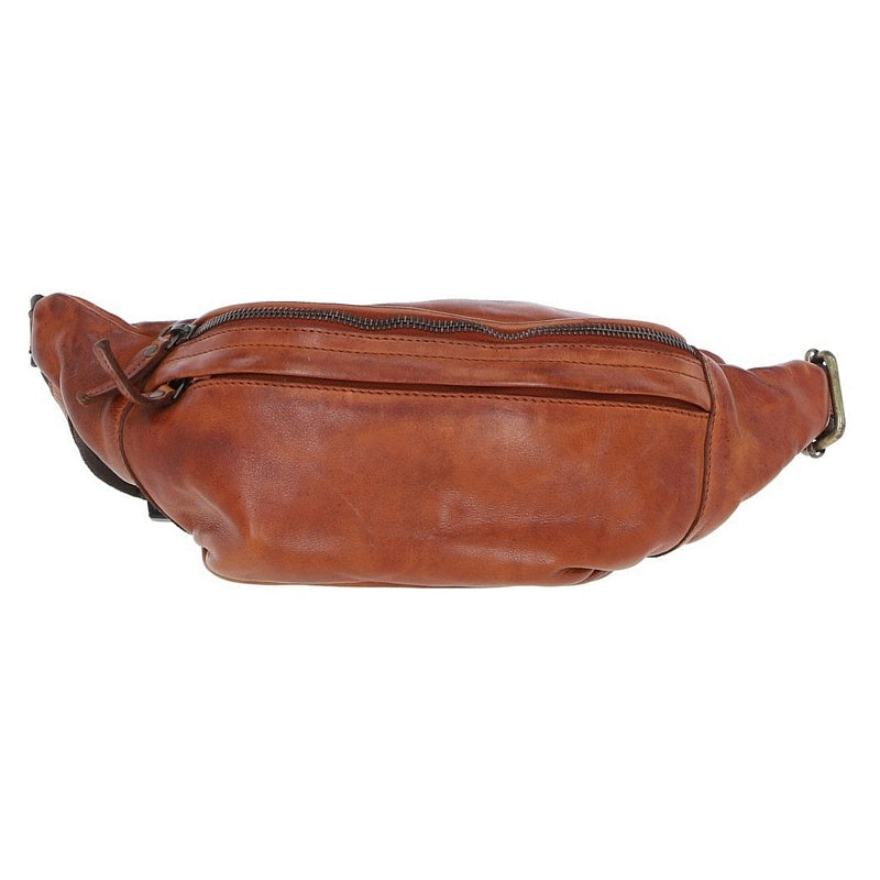 Ashwood Leather Bum Bag Tan D-102-Tan front