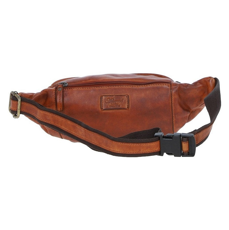 Ashwood Leather Bum Bag Tan D-102-Tan rear