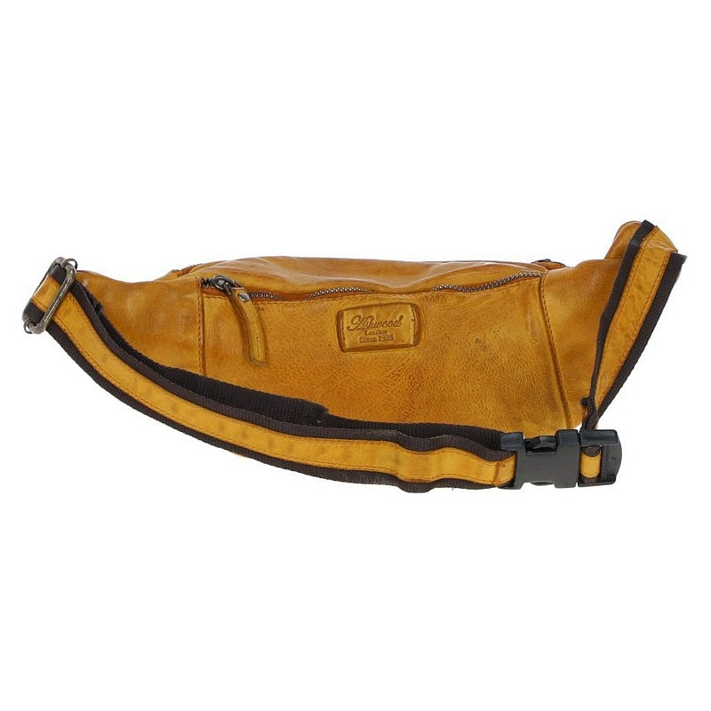 Ashwood Leather Bum Bag Yellow D-102-YELLOW rear