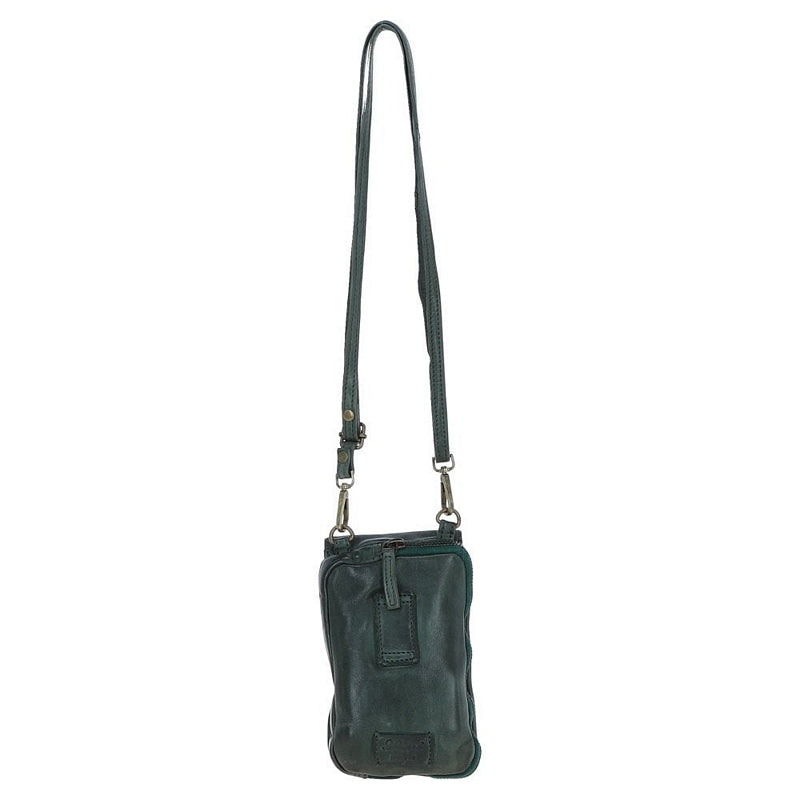 Ashwood Leather Crossbody Bag Small Green D-99-GREEN rear