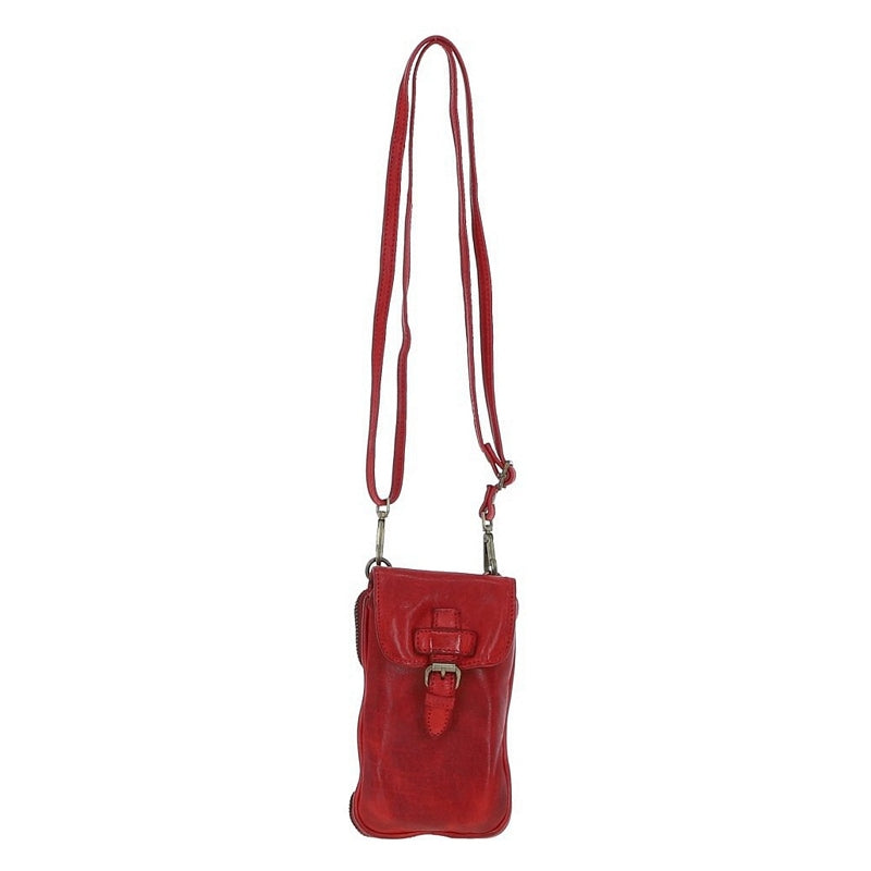 Ashwood Leather Crossbody Bag Small Red D-99-RED main
