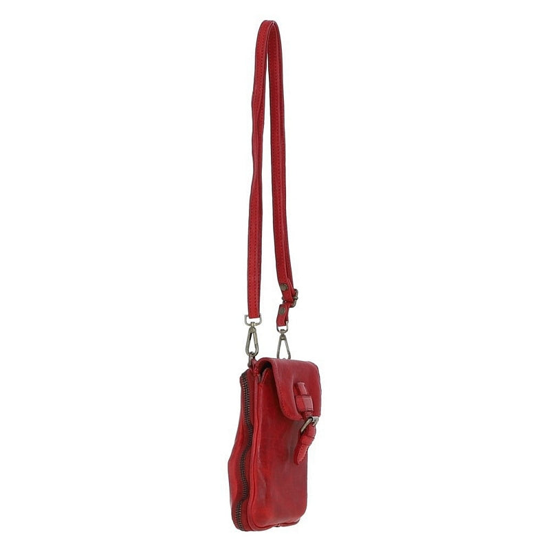Ashwood Leather Crossbody Bag Small Red D-99-RED other side