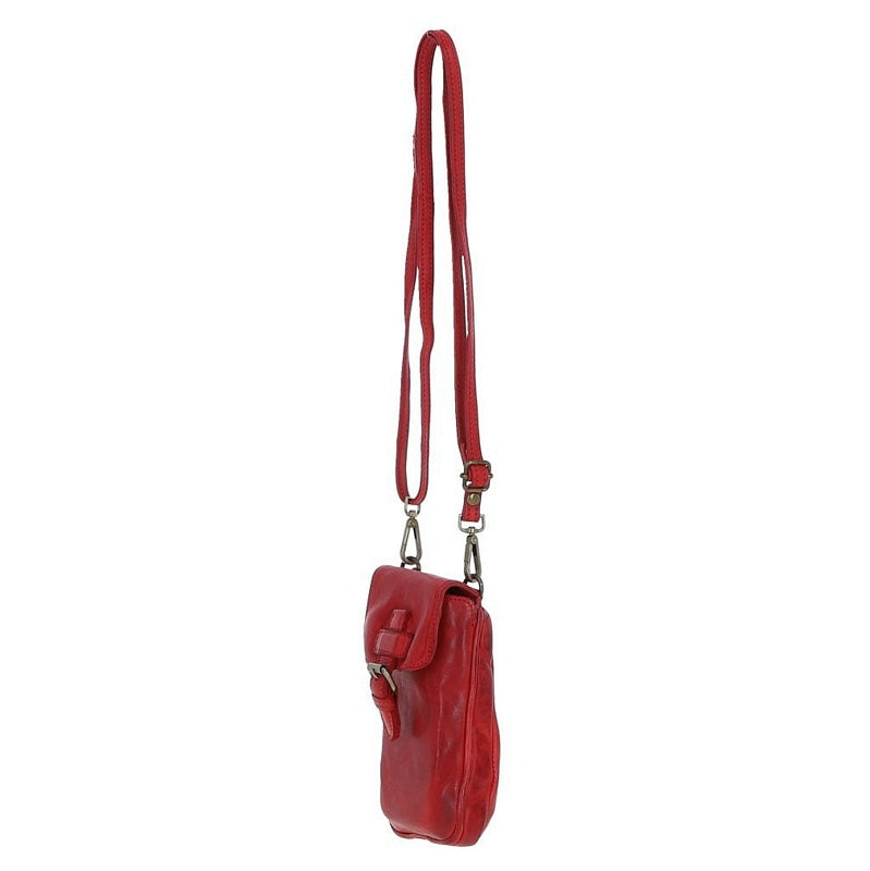 Ashwood Leather Crossbody Bag Small Red D-99-RED side