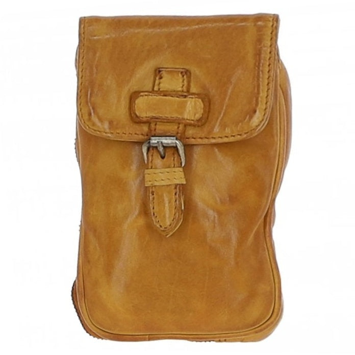 Ashwood Leather Crossbody Bag Small Yellow D-99-Yellow main