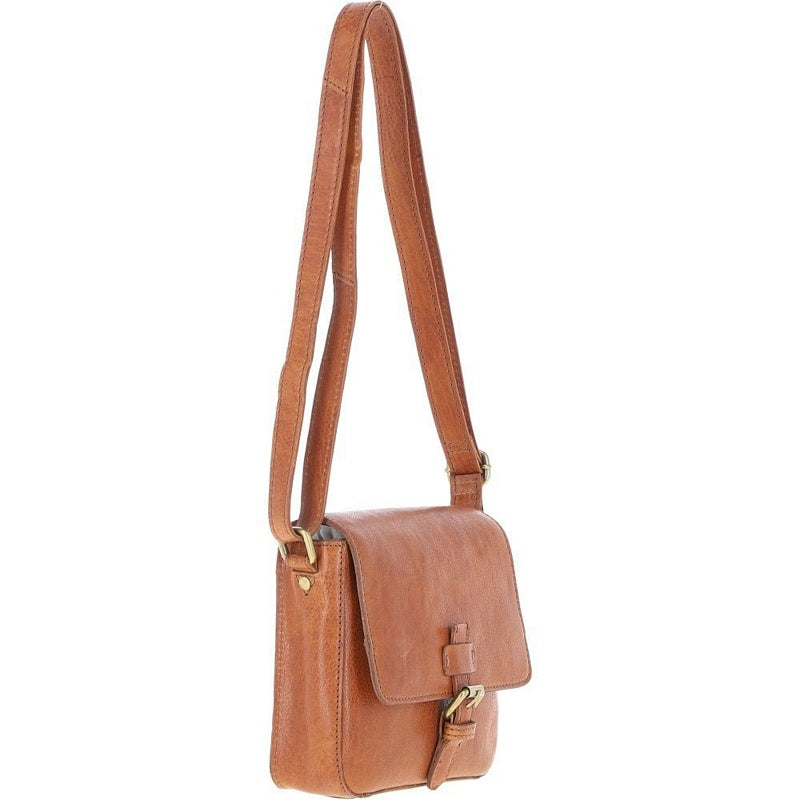 Ashwood Leather Dom Crossbody Bag in Tan other side
