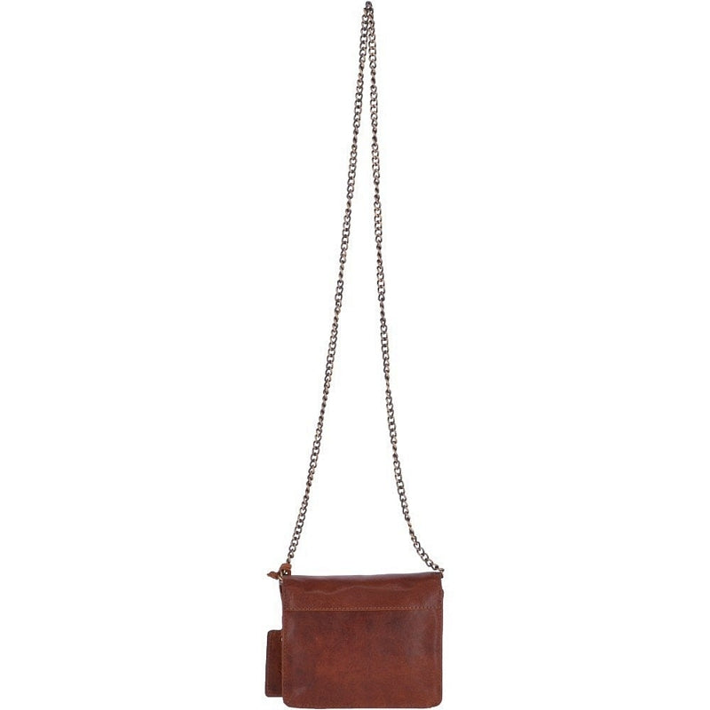 Ashwood Leather Vintage Mini Leather Shoulder Bag With Chain Strap Honey G-27 rear