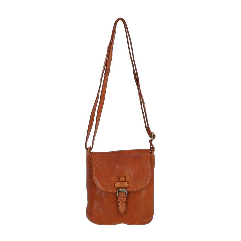 Ashwood Leather Shoulder Bag in Tan D-90-TAN front