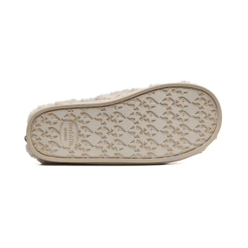 Bedroom Athletics Ariana Recycled Faux Fur Mule Slipper Light Grey 210-304-704-990 base