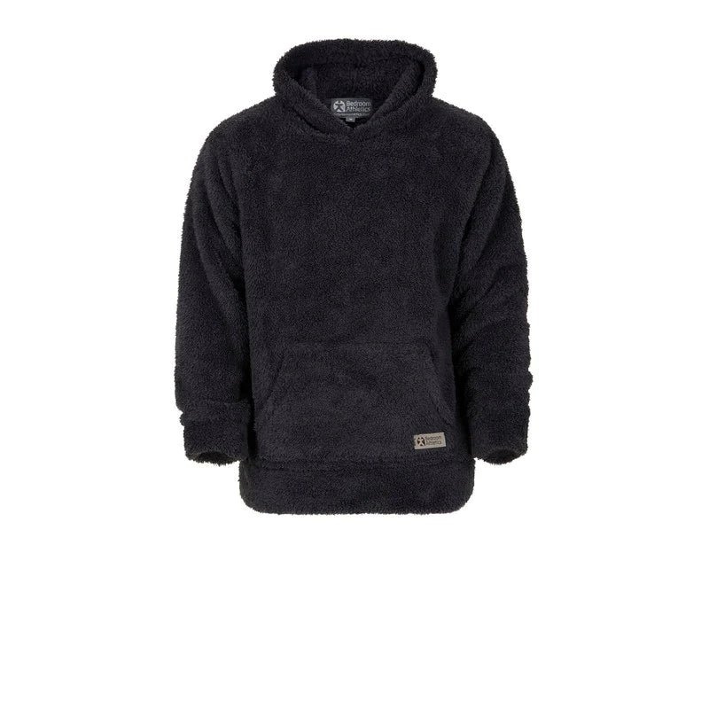 Bedroom Athletics Charlie Bear Fleece Hooded Top Charcoal Grey front