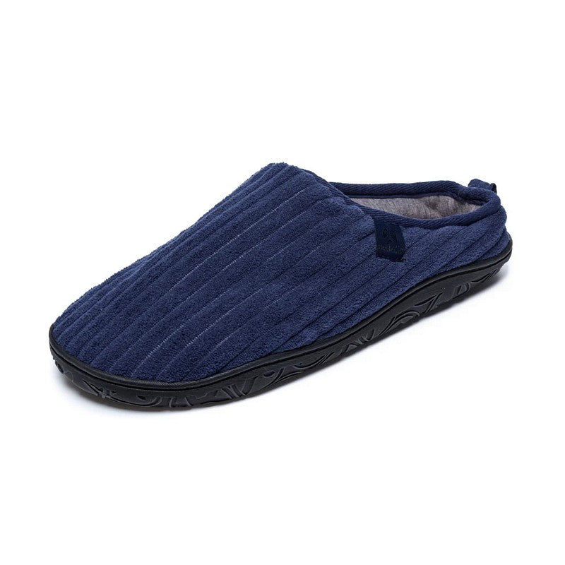 Bedroom Athletics Jamie Jumbo Cord Mule Slipper Navy 211-272-191-990 angle