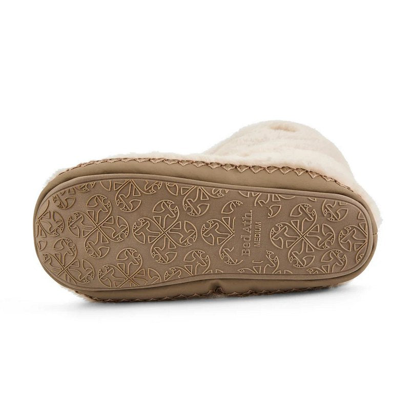 Bedroom Athletics Monroe Faux Fur Slipper Boot Cream & Moonrock 210-080-318-990 base